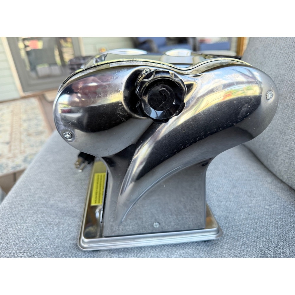 Newhai Electric Pasta Maker Machine Unisex OS Silver Excellent Stainless Steel - Picture 9 of 12